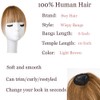 Bangs Hair Clip in Bangs 100% Real Human Hair Extensions
