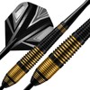 Harrows Vivid Black Brass Steel Tip Darts