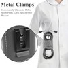 Czzmy PU Leather Stethoscope Holder with Clip for Belt, Stethoscope