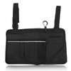Topyond Side Storage Bag for Wheelchairs, Waterproof Armrest Bag with