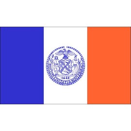 New York City Flag 3ft x 5ft Nylon - Outdoor