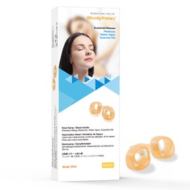 WoodyKnows Nasal Spray/Steam Inhaler, Model 2024 Soft │ Generic Nose Spray Device for Gentle, Comfortable, Long-Term Diffusion (Trial XS/S/M/L)