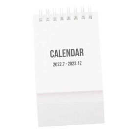 Ciieeo 4pcs Tiny Desk Calendar Mini Calendar Adorn Fresh Design for Office Workers Students and Teachers