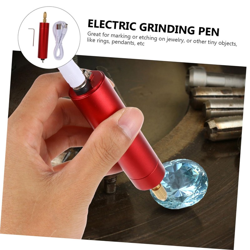 Operitacx 1set Electric Engraving Pen Kit Tool for Compact Design
