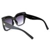 FEISEDY Retro Overesized Cat Eye Sunglasses Women Men Square Cateye
