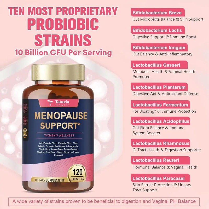 Totaria Suplemento Completo Menopausia Mujeres
