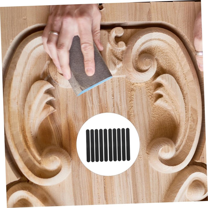 Mobestech 24pcs Multi-Purpose Sanding Sticks for Model Craft and Polishing