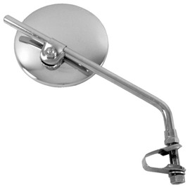 Emgo Universal Clamp-On Mirror - Round, for 7/8in. Bars Either 20-43000