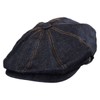 Jaxon Hats Denim Cotton Newsboy Cap (XX-Large)