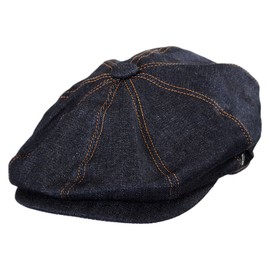 Jaxon Hats Denim Cotton Newsboy Cap (XX-Large)