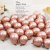 100pcs 5inch Tiny Rose Gold Silver Chrome Metallic Latex Balloons