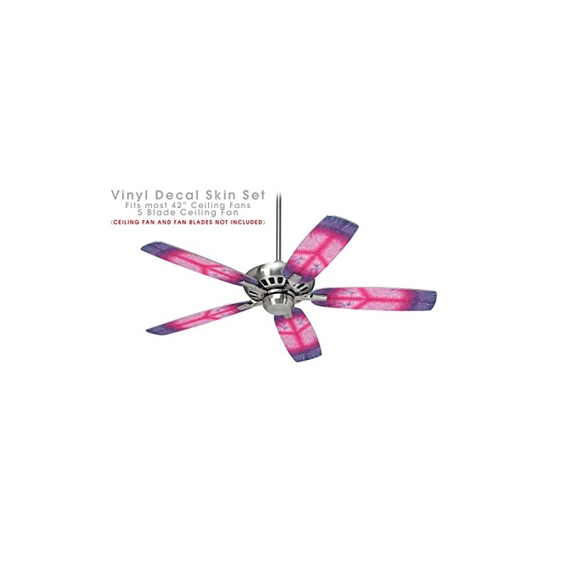 Tie Dye Peace Sign 110 - Ceiling Fan Skin Kit