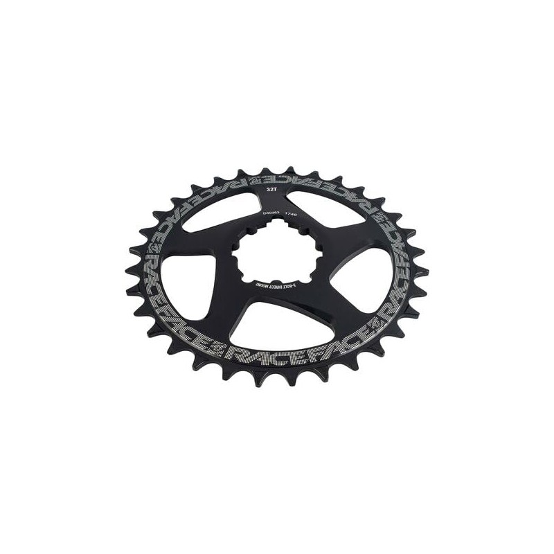 Race Face RNWDM32BLKSM3BOLT Unisex Adult Chainring, Black