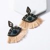 Evil Eye Tassel Earrings, Tear Evil Eye Earrings for Women,