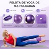 KIDS CHOICE Pilates Kit Casa Incluye Aro Pilates 25Pulgada,Pelota Pilates