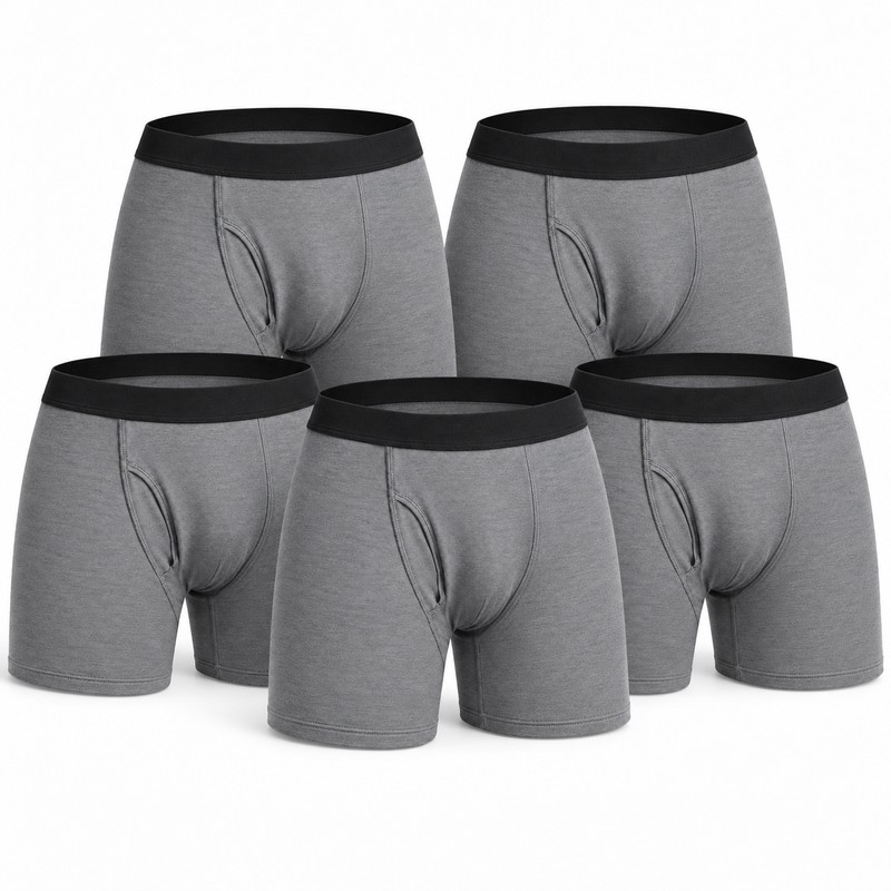 Men's Absorbent Incontinence Boxer Shorts for Urinary Leaks – Washable