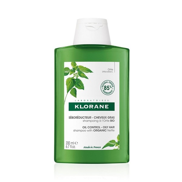 Klorane Nettle Oil Control Shampoo with Nettle Extract 200ml