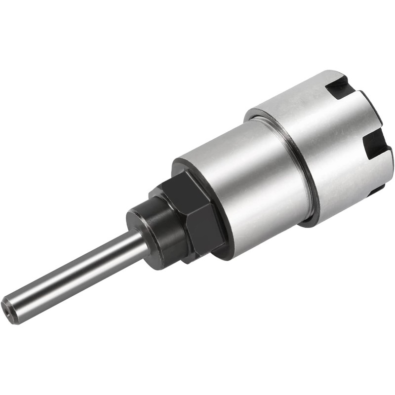 1/4 Inch Shank Router Bit Collet Extension Chuck Converter Adapter,