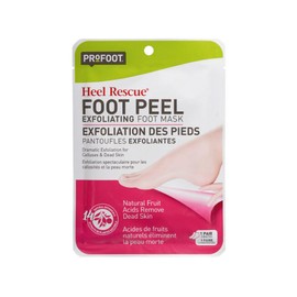 PROFOOT Heel Resuce Foot Peel Exfoliating Booties, 1 Pair, Gently Remove Unwanted Dead Skin Calluses with Natural Botanicals for Women