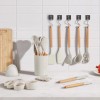 VEVOR Kitchen Cooking Utensils Set, 34 PCS Silicone Spatula Set