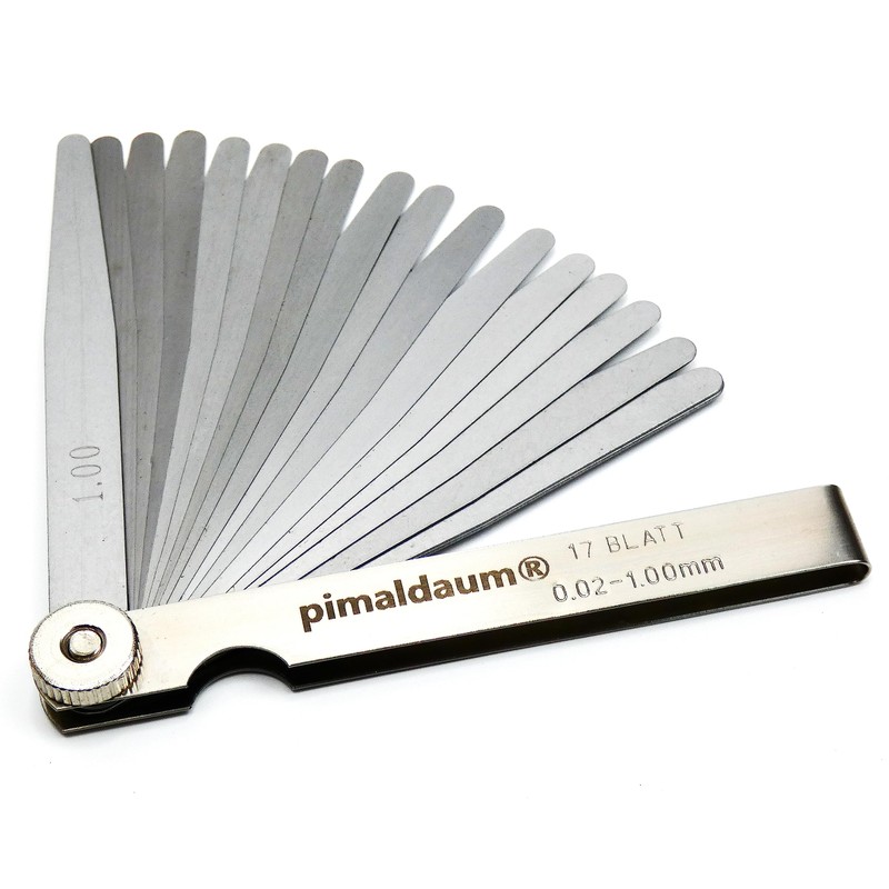 PIMALDAUM® Feeler gauge according to DIN 2275, manganese steel for