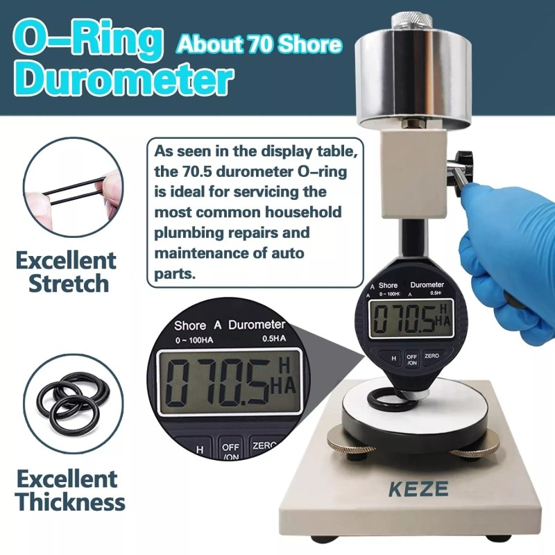 Keze 32 Size 1440 Pcs Rubber O Rings Assortment Kit