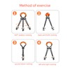 Men's Stainless Steel Exercise Ring with Ball Accessory-ushlF39(4, 3.5cm)
