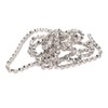 Oval Rhinestone Chain 3.28ft Long Cuttable Exquisite DIY High Hardness