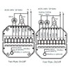 Thermostat WiFi, Four Pipe Intelligent Room Thermostat Digital Programmable Temperature