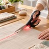 Laser Guided Scissors for Crafts and Sewing – Straight Cutting