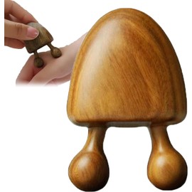 Zenarao Massager - Sandalwood Natural Facial Massager, Natural Sandalwood Scraping Massage Tool, Sandalwood Face Massager, Scalp Gua Sha Brush, Sandalwood Massage for Eyes Face Nose