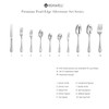 KEAWELL Pearl Edge 4-Piece Premium Fork Set, 18/10 Stainless Steel,