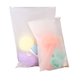 Reiseaufbewahrungskleidung Tasche, 48 Stück PE Plastikbeutel mit Verschluss Große Kleidung Organizer für Windeln, platzsparend, Schule, aufklappbar, Krankenhaus (20 * 28cm)