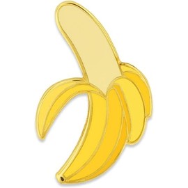PinMart Banana Enamel Lapel Pin
