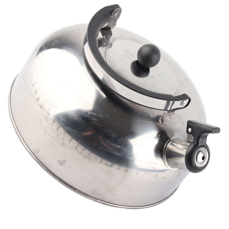 3L Stainless Steel Whistling Tea Kettle Fast Heating One Touch