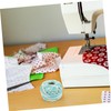 Tofficu Multi-Function Embroidery Thread Kit 12 Rolls Cotton Yarn for