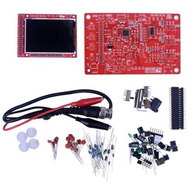 Fasizi DIY KIT Open Source 2.4" TFT 1Msps Digital Oscilloscope Kit with DIY parts + Probe 13803K（SMD pre-soldered）