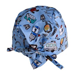 SOULMATE Gorro de tela uniforme médico para Mujer (Jeringas)