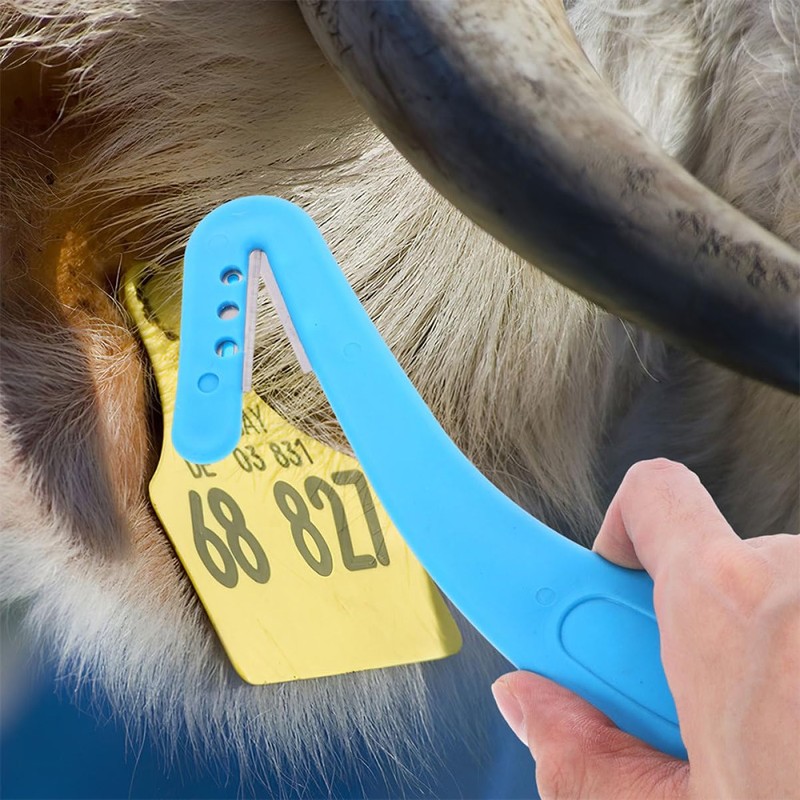 Kisangel 5sets Heavy Duty Ear Tag Remover Tool Livestock Tag