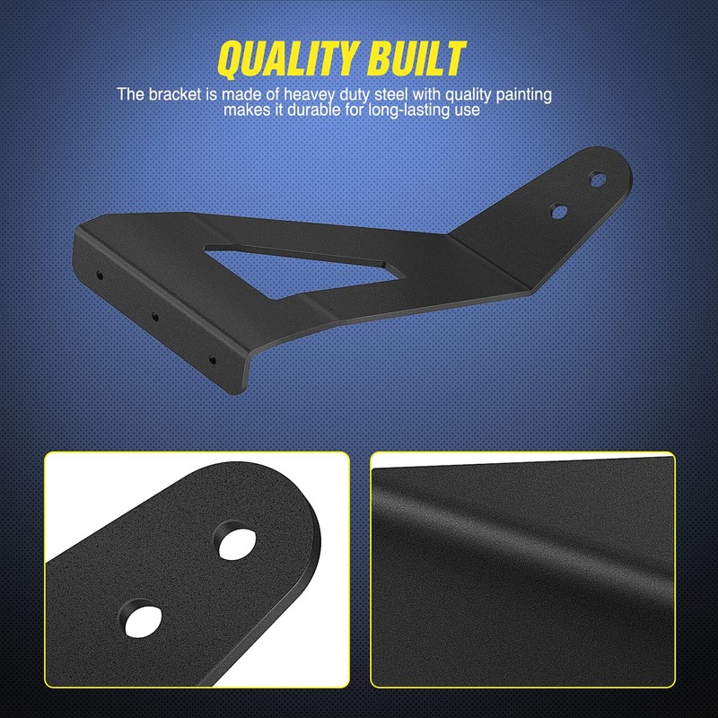 Nilight 2PCS 52 inch Curved LED Light Bar Bracket at