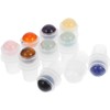 Frasco Roll-on De Cuarzo Aplicador Roll-on Rellenable 10 Bolas Piedra