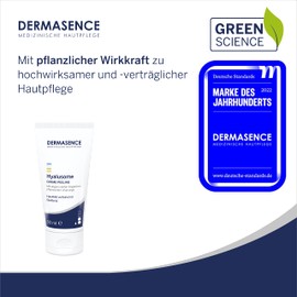 DERMASENCE Hyalusome Cream Scrub - Nourishing Mechanical Exfoliating - Removes Dead Skin and Removes Blackheads - With Natural Hardened Castor Balls - With Vitamin E - 50 ml