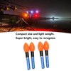 4pcs Bobber Light Glow Sticks Reusable Bulb Type Electronic Fishing