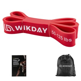 WIKDAY - Bandas de resistencia, bandas de entrenamiento, bandas gruesas de resistencia, bandas elásticas para estiramiento corporal, entrenamiento de crossfit en casa y gimnasio para hombres y mujeres