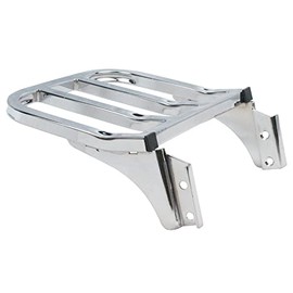 YHMOTO Detachable Sissy Bar Backrest Luggage Rack Fits for Harley Sportster XL 883 1200 2004-2023 (Chrome)