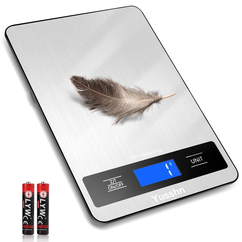 Food Scale, 11lb Kitchen Scale with 0.05oz/1g Precision, 6 Units