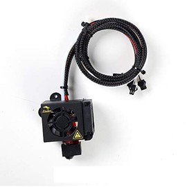 Bilway 3D Printer Ender 5 Full Assembled Extruder Kit 24V with 2pcs Cooling Fans / 5pcs 0.4mm Nozzles for 3D Printer Ender 5 / Ender 5 Pro