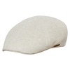 Sterkowski Light Breathable Linen Summer 6 Panel Duckbill Flat Cap