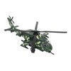 Diecast Metal Helicopter Model Sound Light Pullback Alloy Fighter Aircraft