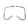 Rear Saddlebag Guards for 1997-2008 Harley Davidson Touring - Chrome
